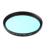 LOOEST Ultra Slim, Waterproof Optical Glass UV-IR CUT filter 52mm 58mm Infrared Pass X-Ray IR UV Filter for DSLR Nikon for Canon Camera for Camera Lens (Caliber : 77mm)