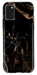 Samsung Galaxy A41 Skal Marmor Svart/Guld
