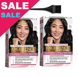 L'Oréal Excellence Creme Black 100 Permanent Hair Color 2 pcs