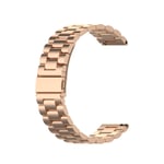 Tencloud Straps Compatible with Garmin Venu Sq/Venu Sq Music Strap, Metal Stainless Steel Wristband Watch Band Bracelet Accessories for Venu/Venu Sq Smartwatch (Rose gold)