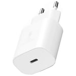 Genuine Samsung S24 S24 Plus S24 Ultra 25W Super Fast EU Charger  EP-TA800 White