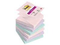 Super Sticky Z-Notes Post-it® Soulful, 76 x 76 mm, pakke a 6 stk.