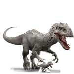 Official Jurassic World Indominus Rex Dinosaur Side View Lifesize Cardboard Cuto