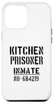 Coque pour iPhone 15 Pro Max Slogan humoristique « Kitchen Prisoner »