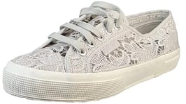 SUPERGA Unisex 2750 Macrame Oxford Flat, Grey Silver Favory, 8 UK