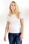 Bread & Boxers - Topp Crew-Neck Slim - Vit
