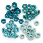 We Are Memory Keepers Öljetter Eyelets 60-pack - Turkos Mix Hål 5 mm