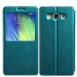 Kld Sun-serie Flipcover Till Samsung Galaxy A7, Grön