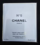 Chanel Paris No 5 Eau de Parfum 3 x 20ml Purse Spray
