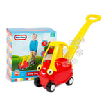 Little Tikes Mini Push Along Cozy Coupe Car Bubble Blower Maker Childrens 3+ Toy