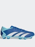 adidas Mens Predator Accuracy Low 20.3 Firm Ground Football Boot - Blue, Blue, Size 8, Men