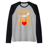 Cat And Dog Mom Dogs Cats Lover Mother Mommy Mama Mother's Raglan Baseball Tee
