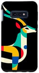 Coque pour Galaxy S10e Minimalisme géométrique Illustration moderne Gazelle Art