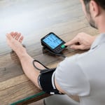 blodtryksmåler til overarm BU 580 Connect sort