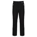 Regatta Men Highton Stretch' Waterproof Breathable Taped Seams Long Over Trousers - Black, Small