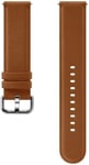 Samsung Galaxy Watch Active 2 Leather Band 20mm Brown - ET-SLR82MAEGWW