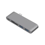 5 in1 USB C Hub Multiports USB adapter för Macbook Pro Type C till USB3.0 SD TF-kortläsaradapter