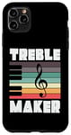 Coque pour iPhone 11 Pro Max Treble Maker Fun Music Note Pianiste Musicien Piano Player