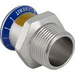 2 st 35 mm x 1,1/4&quot; Transition RFG-hylsa/nippel Mapress