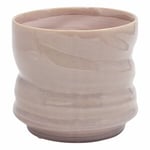 Kruka Zeline Svarvad Rosa Ø17cm höjd 15cm
