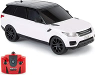 CMJ RC Cars Range Rover Sport Remote Control White SUV 1:24-LED HEADLIGHTS