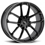 R-Series R14 Black Polish 10x22 5/112 ET30 B66.6 - Aluminiumfälgar