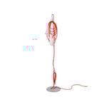 Foscarini Filo golvlampa grå, eastern coral