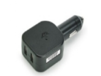 Zebra - Strömadapter för bil - 2.5 A - 2 utdatakontakter (USB) - för Zebra TC25 Rugged Smartphone, TC52AX, TC52x, TC56, TC57