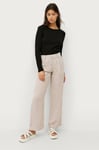 Gina Tricot - Byxor Denise Linen Trousers - Beige