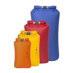 Exped Fold Drybags Bright Colours (4 Pack) mixed pack of 4 sizes