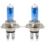 H4 P43t Halogenstrålkastare 60/55W 5000k Varmvitt Helljus/Halvljus 12V Bil Motorcykel Glödlampa, 2st