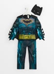 DC Comics Charcoal & Teal Batman Costume 3-4 Years Black