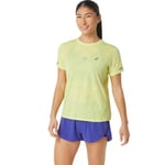 Asics Metarun Pattern SS Topp Stl. S Dam - Lätt och ventilerande löpartröja för optimal komfort under träning