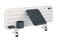 Leitz Ergo - Pegboard Skrivbord Organiserare - 2 Krokar - Mdf-Skiva - Vit