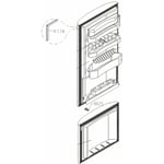 Joint de porte (partie réfrigérateur) repère 0336 (406644) Réfrigérateur, congélateur Gorenje sibir