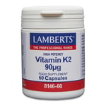 Lamberts Vitamin K2 90ug 60 Vegan Capsules