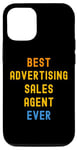 Coque pour iPhone 14 Meilleur agent de vente publicitaire jamais apprécié