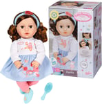 Baby Annabell Sophia Brunette - 43Cm Doll with Super Soft Fabric Body with Dress