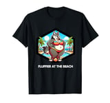 Fluffier at the Beach - Body Positive Fun T-Shirt