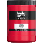 Liquitex Basics Acrylic Colour 118 ml, Acrylic, Primary Red, Acrylfarbe - 946ml Topf