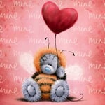 Tatty in Bee Costume Valentines Me to You Bear Card