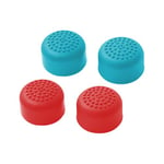 Thumb stick extender caps for Nintendo Switch joy-con controllers silicone dotted grip - 4 pack Red & Blue | ZedLabz