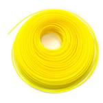 Vhbw - Câble de coupe 2mm jaune 100m pour tondeuses à gazon et débroussailleuses p.ex. Bosch, Einhell, Gardena, Husqvarna, Makita, Stihl, Wolf Garten