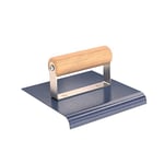 Bon 22-778 6 x 6-inch Wooden Handle Blue Steel Sidewalk Edger with 1/2-inch Radius and 5/8-inch Lip