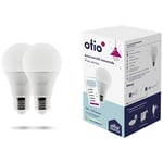OTIO Pack de 2 ampoules led connectées Bluetooth E27 9W Otio Blanc