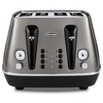 De'Longhi Distinta 4-Slice Toaster (Titanium)