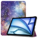 iPad Air 13" 2024/2025 Fodral med tryck - Galaxy