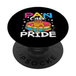 Pansexual Pride Funny Pan Cake (gâteau à la casserole) PopSockets PopGrip Interchangeable