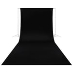 Caruba Wrinkle Resistant Backdrop Bakgrund 2.6x6m, svart