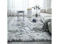 Strado Ombre Shaggy Matta 160X230 Ombresilver (Ljusgrå) Universal